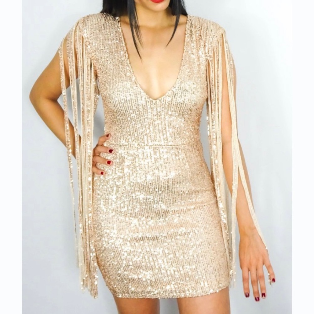 Glitz and Gold Dress